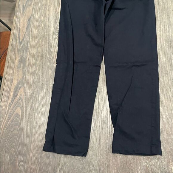 Talbots Womens Black High Waisted Stretch Career Work wear Straight Leg Pants 4 - Picture 8 of 12